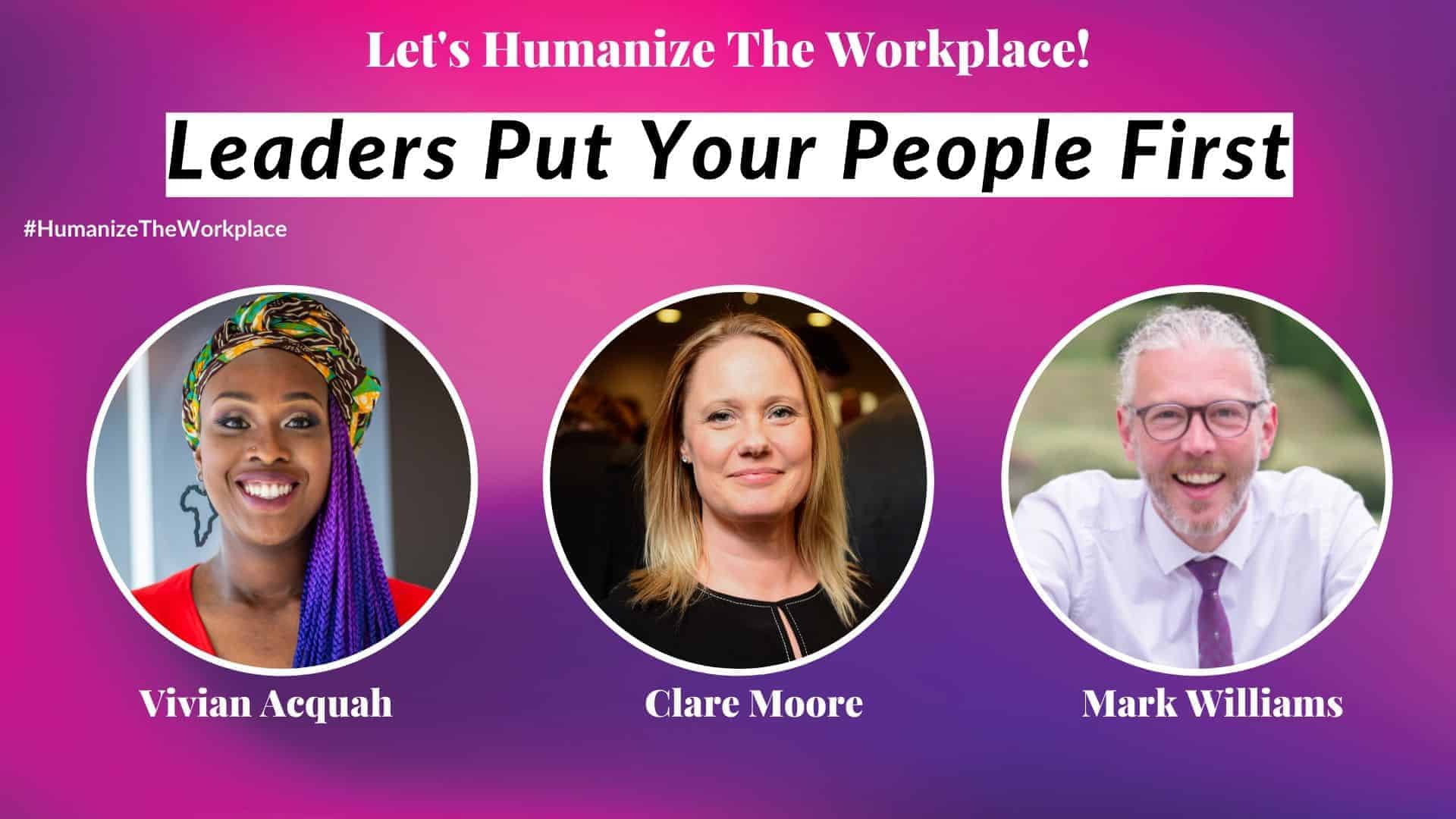 leadership, vivian acquah, clare moore, mark williams