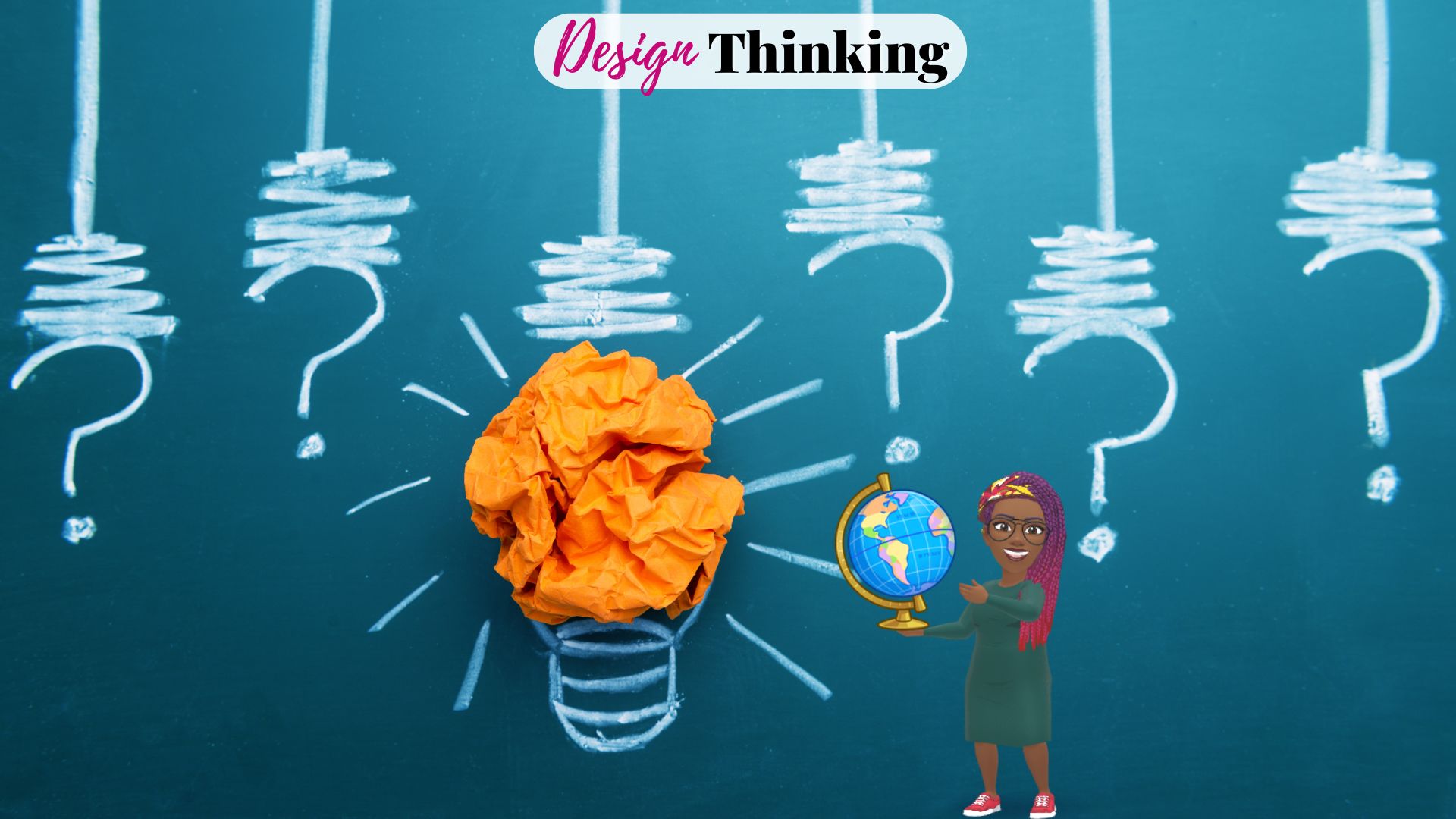 Vivian Acquah wearing a head wrap with purple ombre braids in an updo