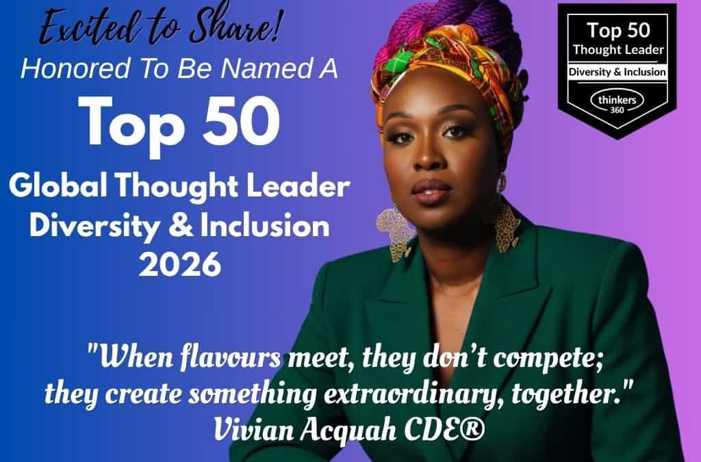 Top 3 Global D&I Thought Leader | Thinkers360